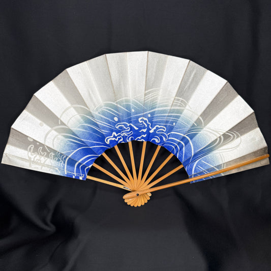 "Tidal Whisper" Vintage Dance Folding Fan