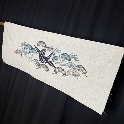 "Folded Wishes" Vintage Tenugui