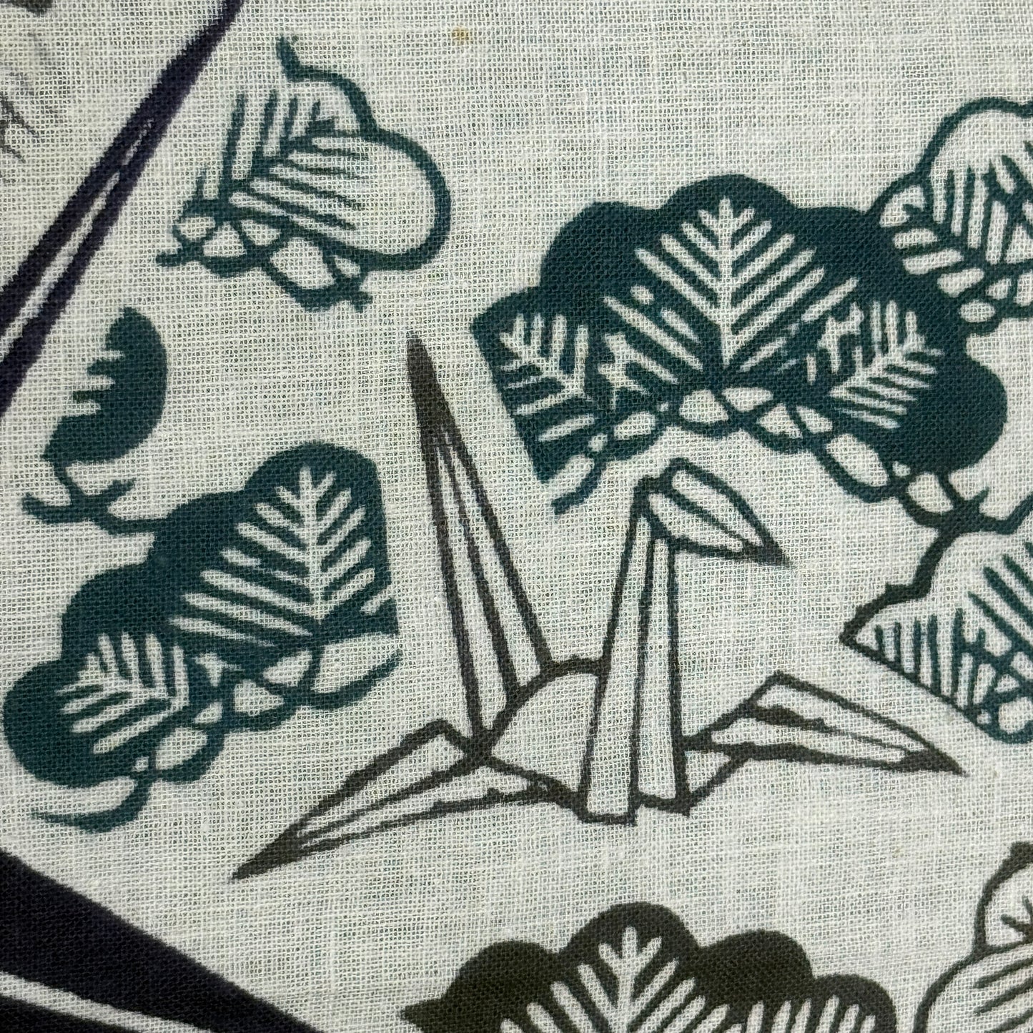 "Folded Wishes" Vintage Tenugui