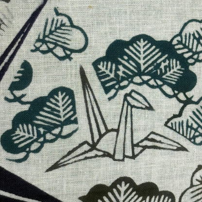 "Folded Wishes" Vintage Tenugui