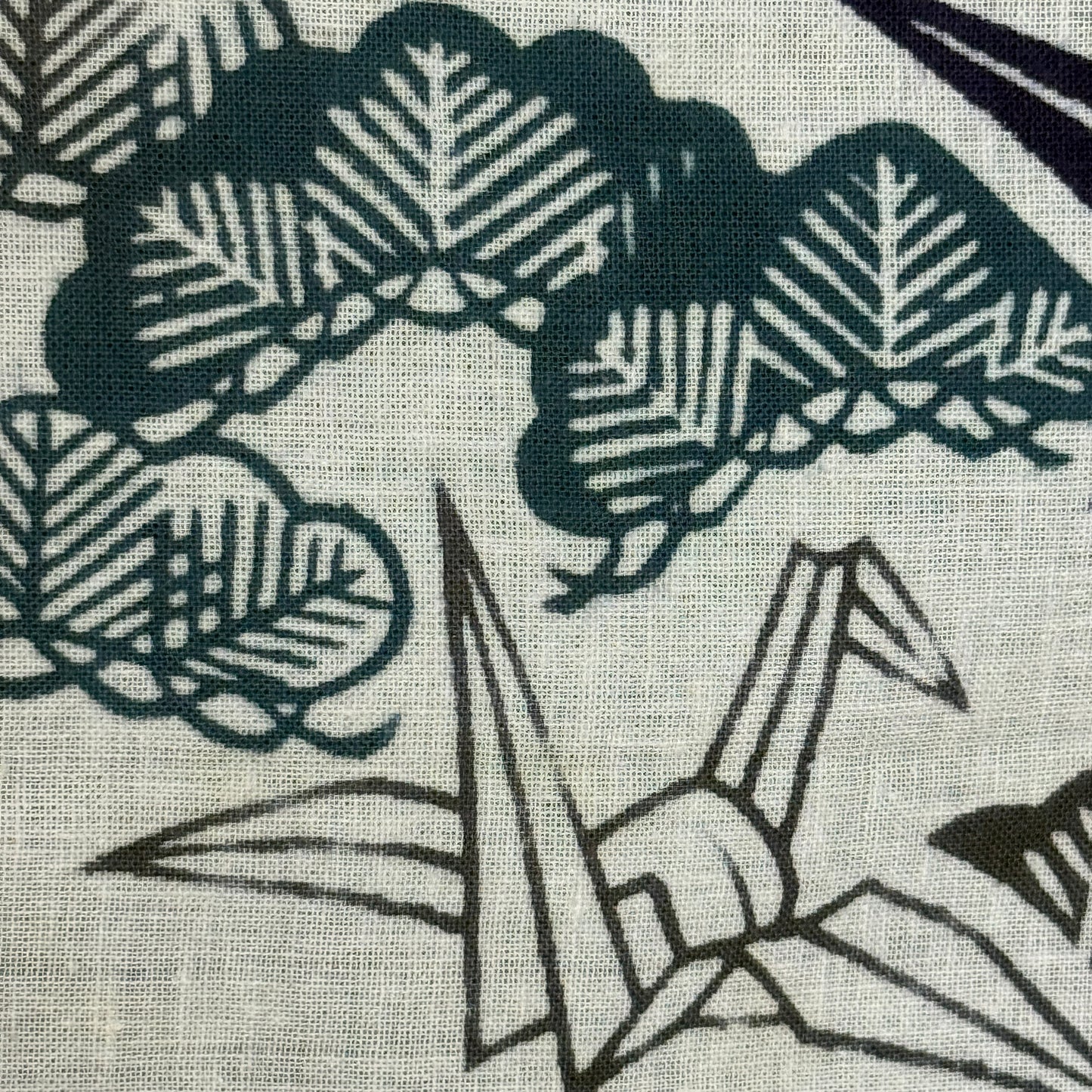 "Folded Wishes" Vintage Tenugui