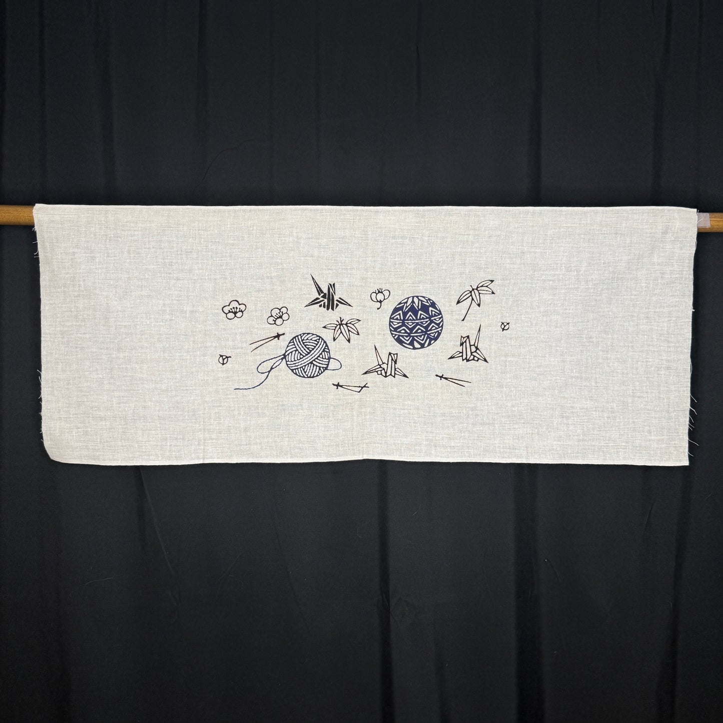 "Set of Three #1" Vintage Tenugui