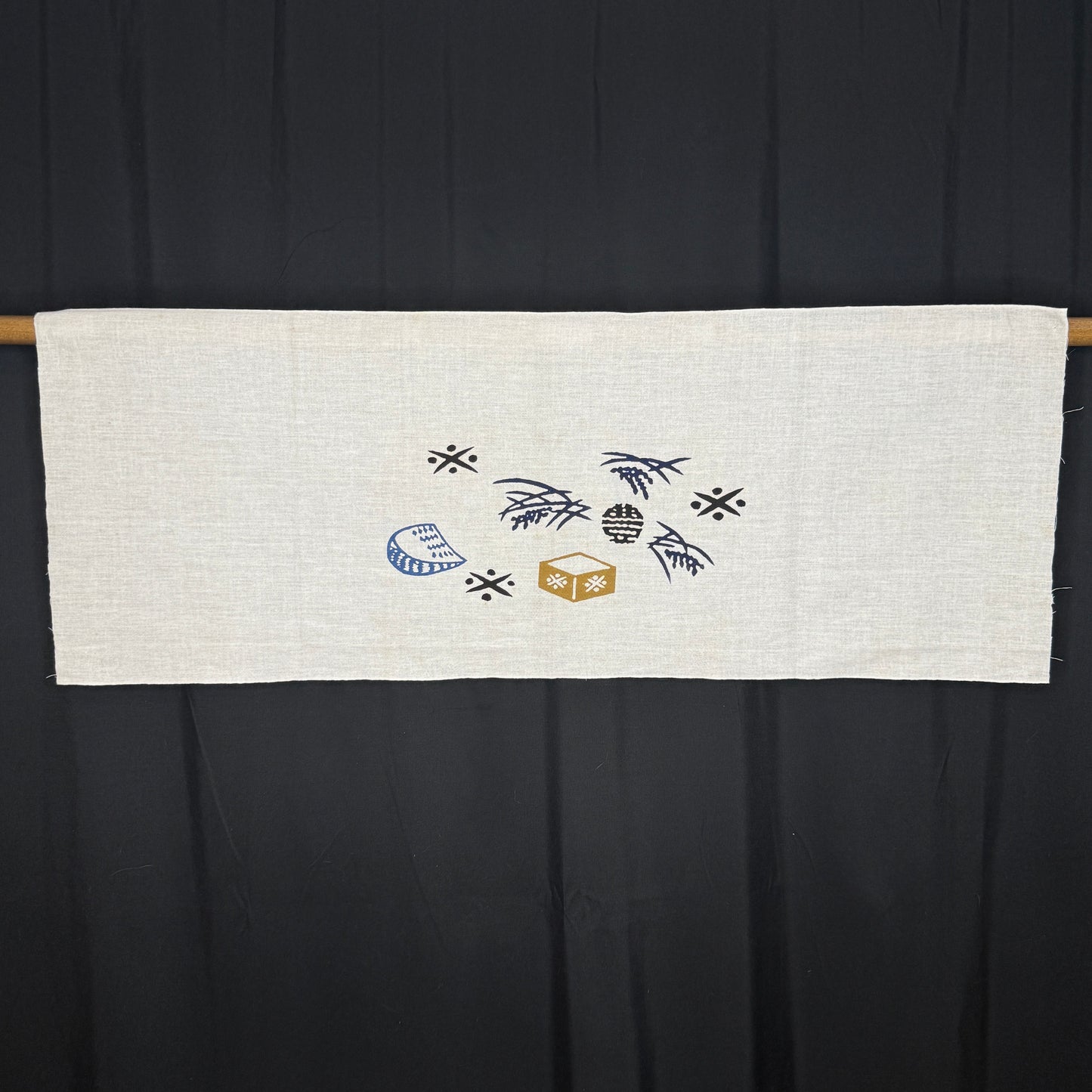 "Set of Three #1" Vintage Tenugui