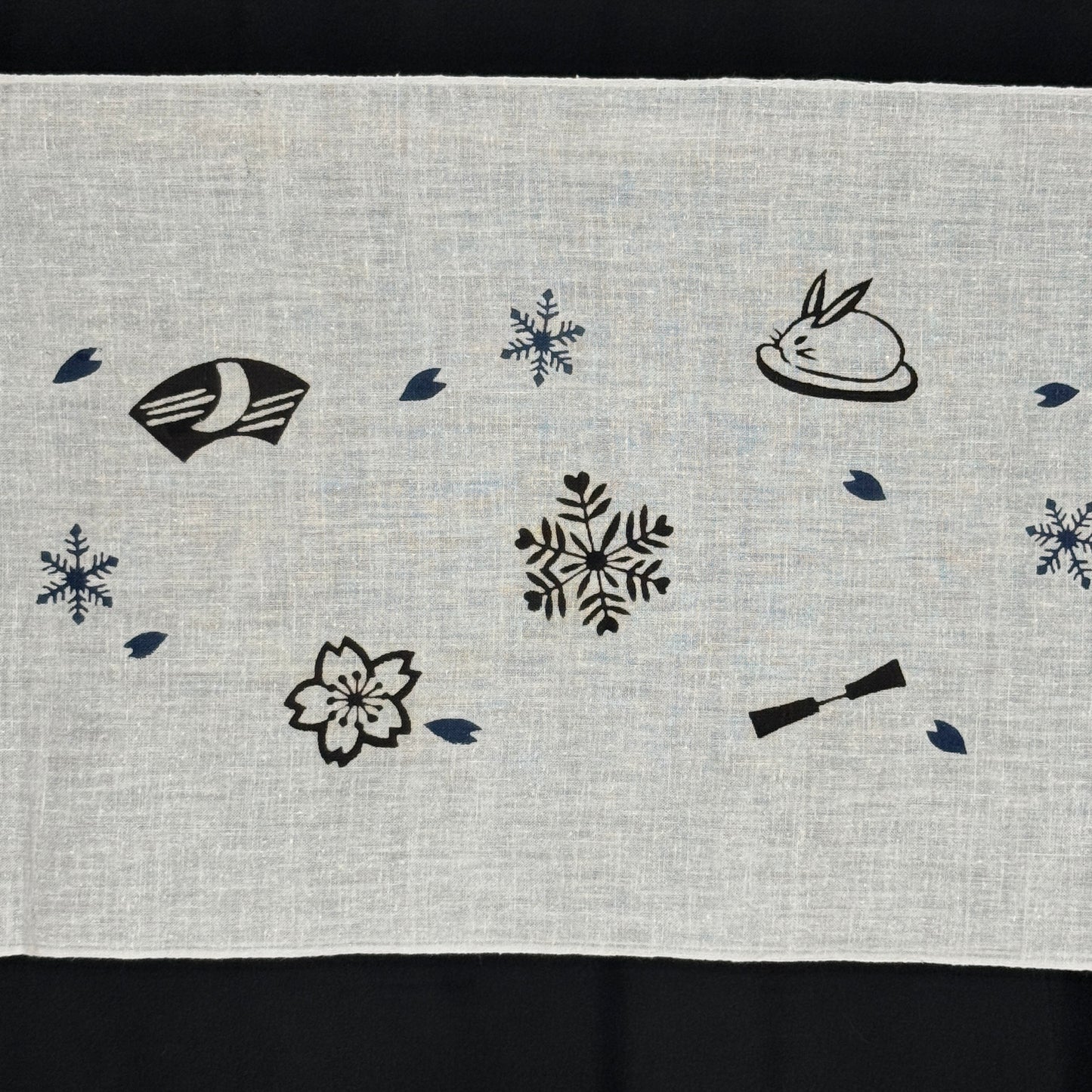 "Set of Three #2" Vintage Tenugui