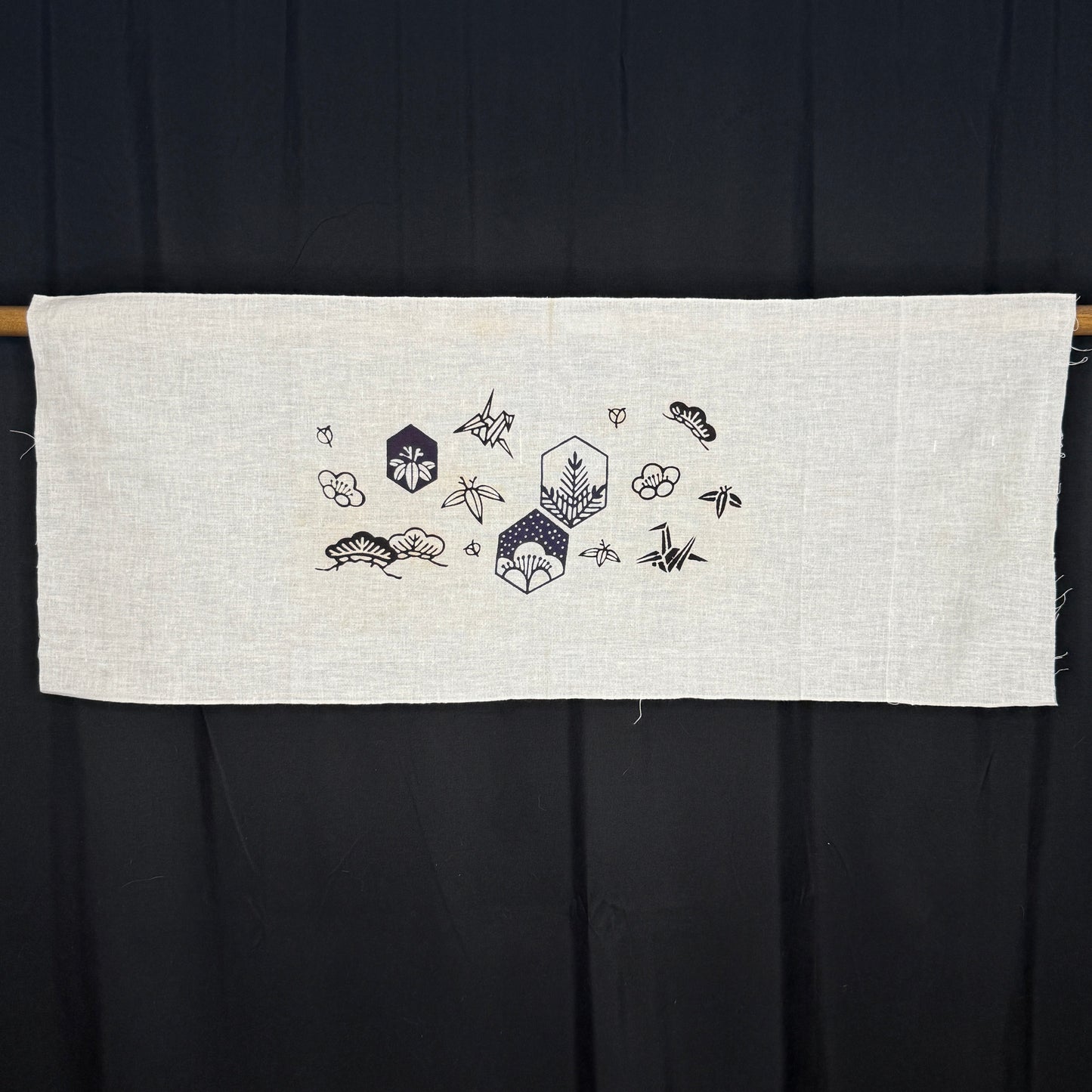 "Set of Three #3" Vintage Tenugui