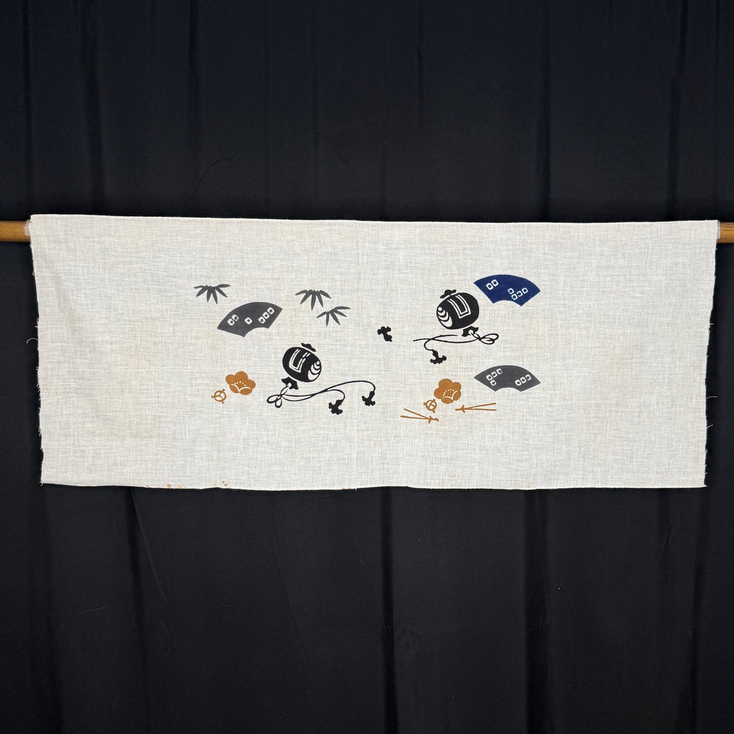"Set of Three #3" Vintage Tenugui