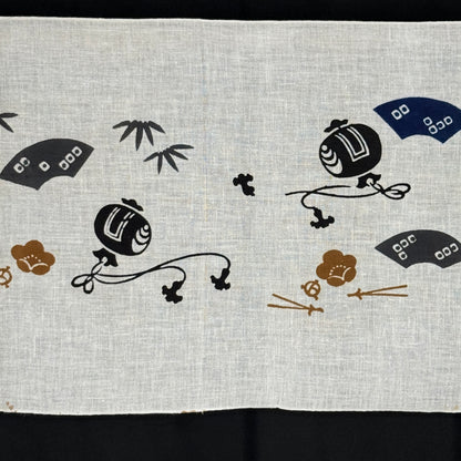 "Set of Three #3" Vintage Tenugui