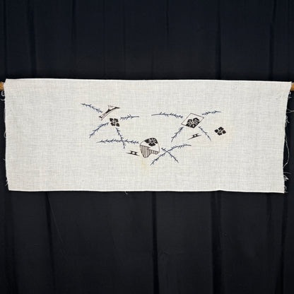 "Set of Three #4" Vintage Tenugui