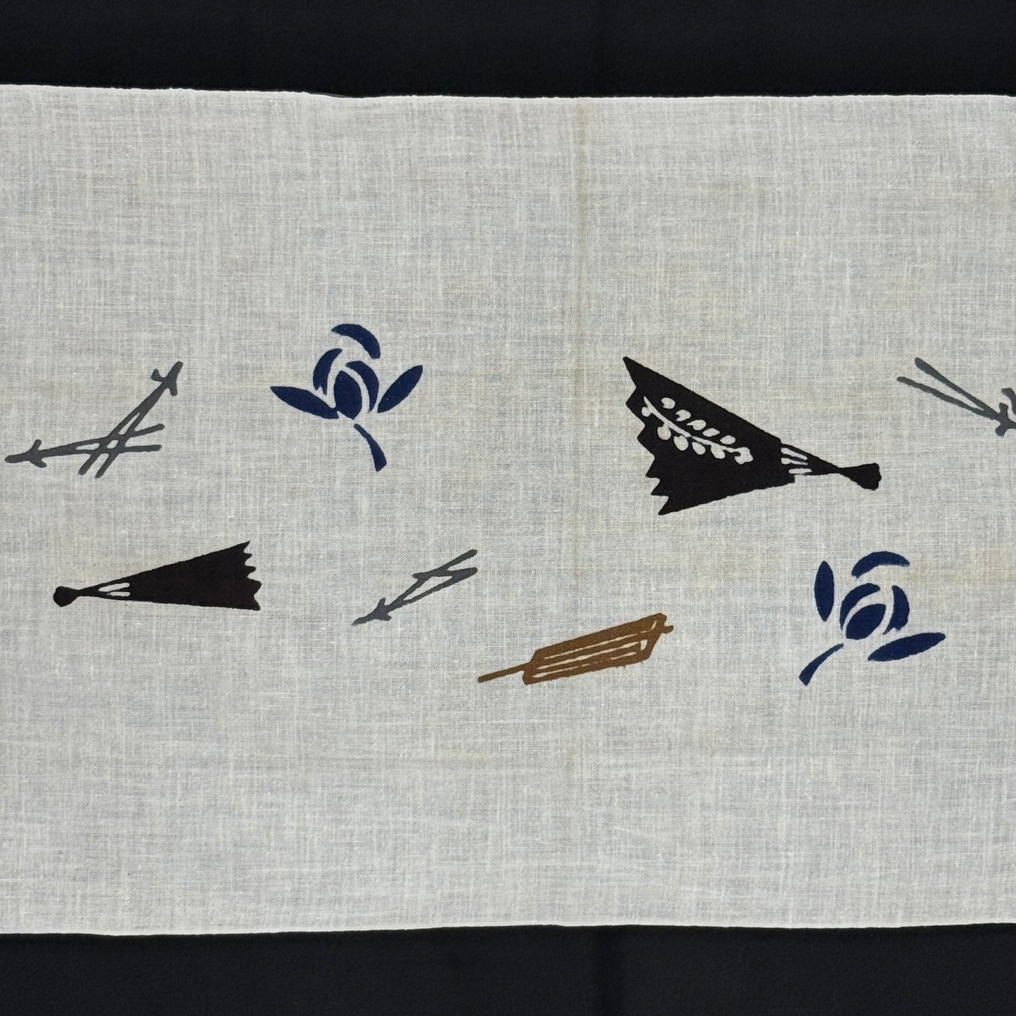 "Set of Three #4" Vintage Tenugui