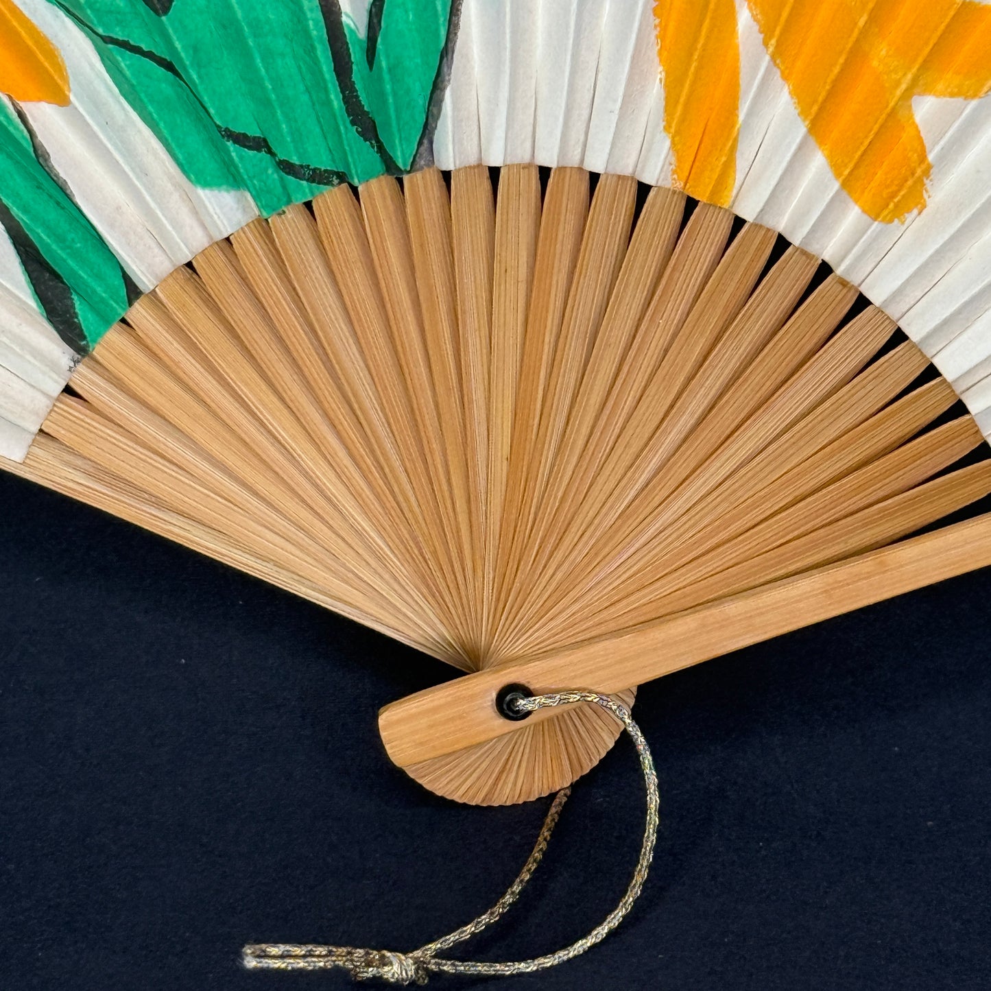 "Van Gogh Summer" Vintage Folding Fan