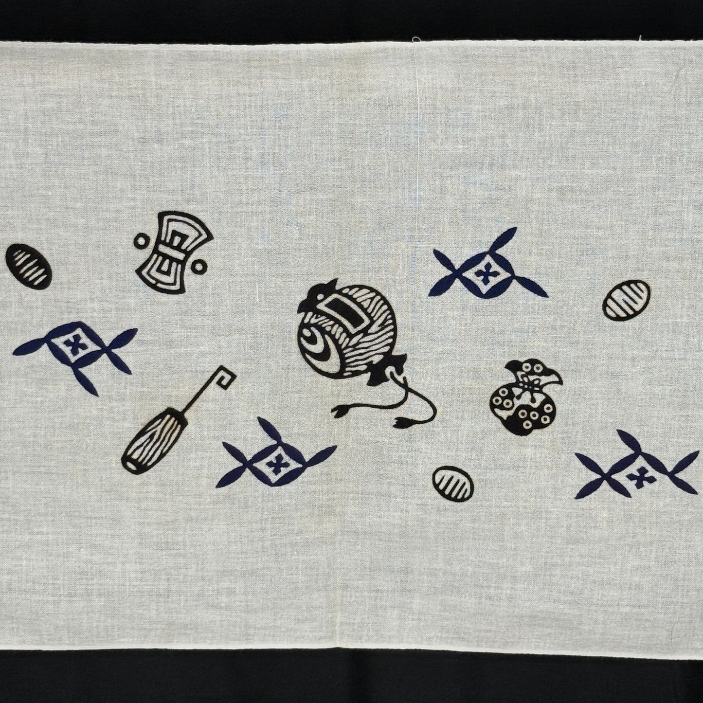 "Set of Three #5" Vintage Tenugui