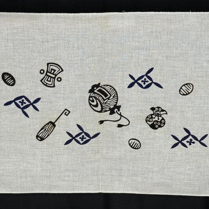 "Set of Three #5" Vintage Tenugui