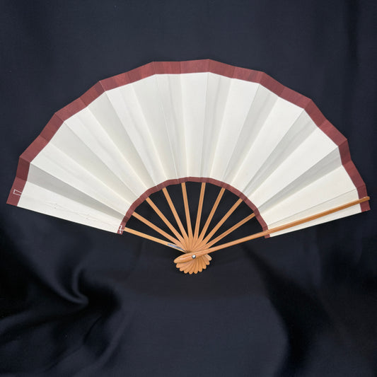"Miyawaki Baisen-an" Vintage Dance Folding Fan