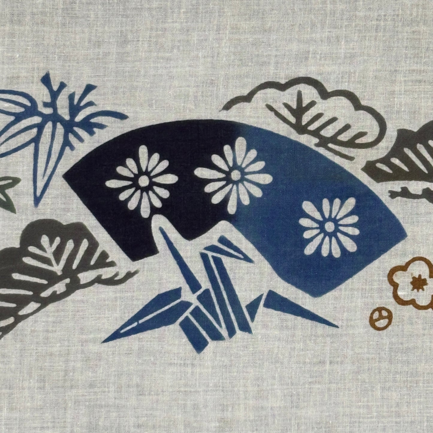 "Set of Four #4" Vintage Tenugui