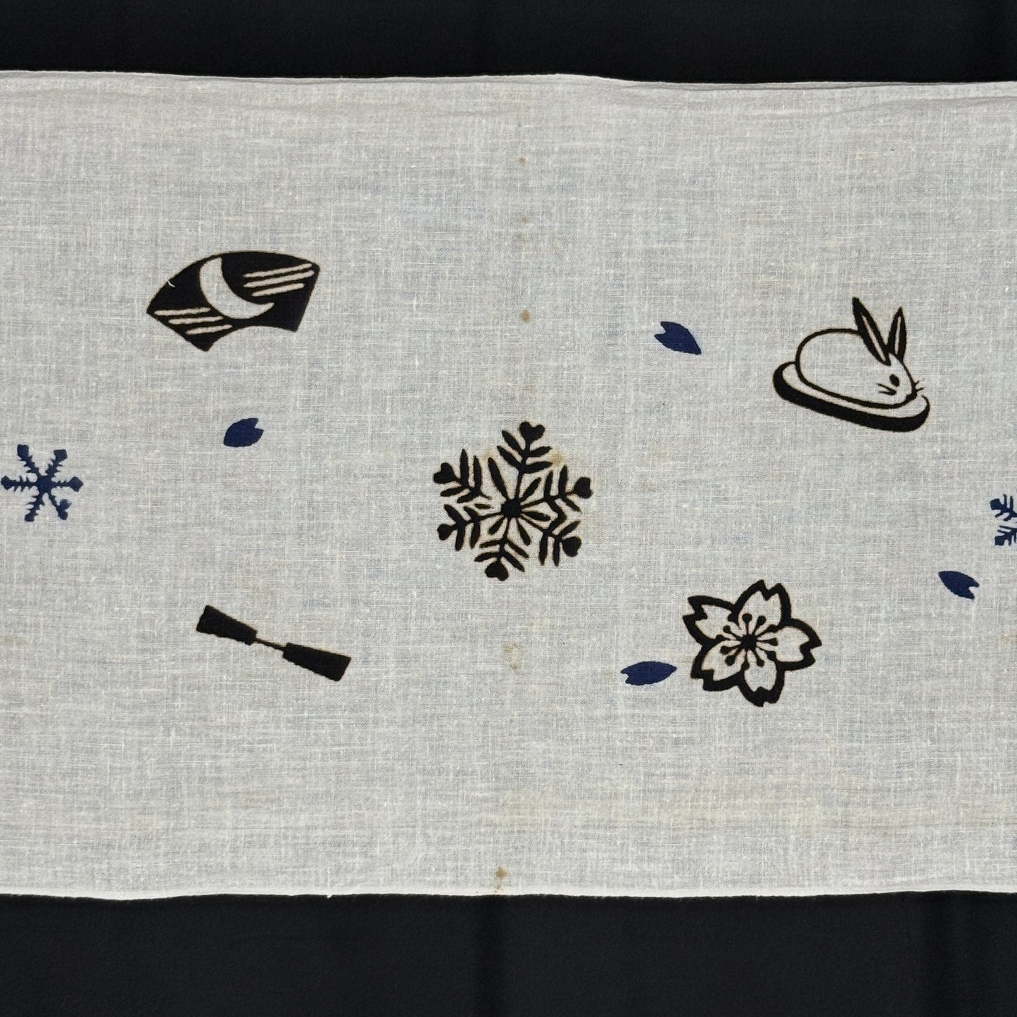 "Set of Five #1" Vintage Tenugui