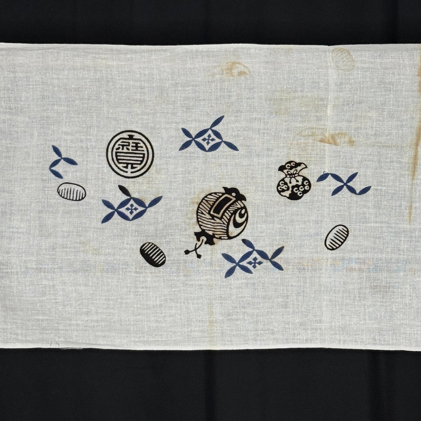 "Set of Five #1" Vintage Tenugui