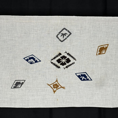 "Set of Five #2" Vintage Tenugui