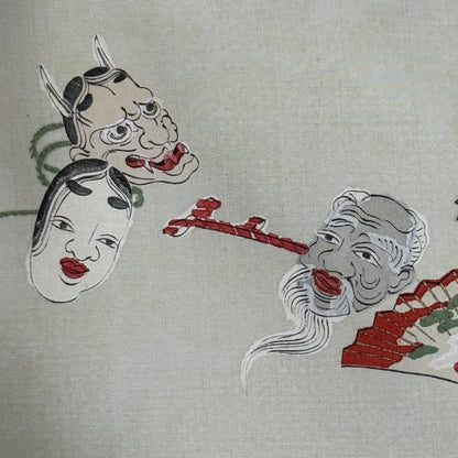 "Faces of the Stage" Vintage Man's Haori