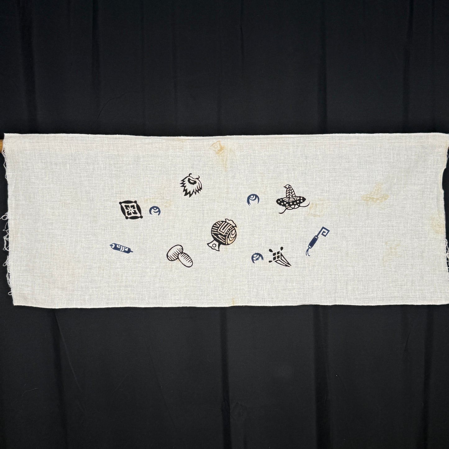 "Set of Five #3" Vintage Tenugui