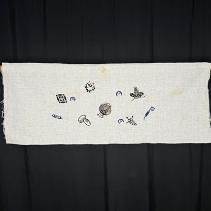 "Set of Five #3" Vintage Tenugui