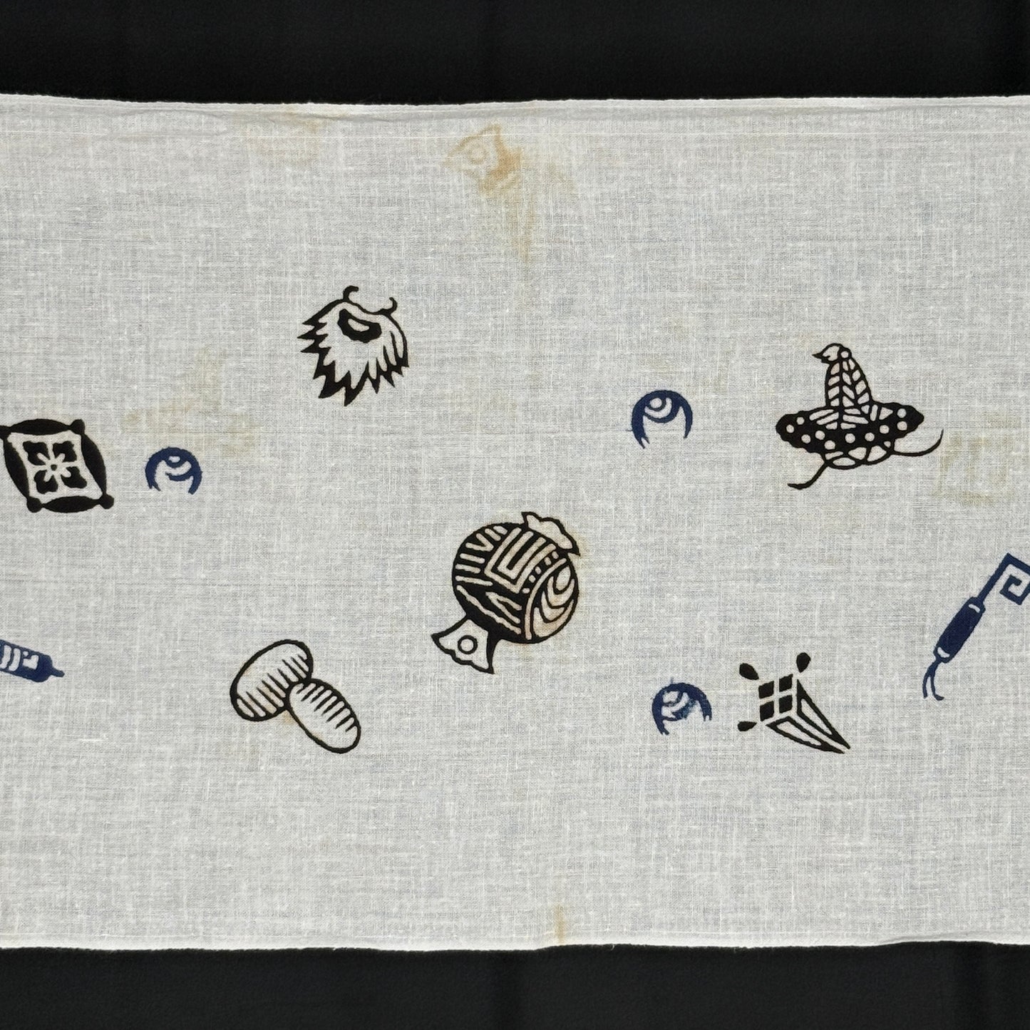"Set of Five #3" Vintage Tenugui