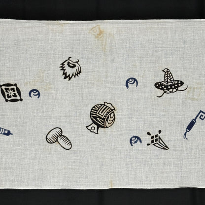 "Set of Five #3" Vintage Tenugui