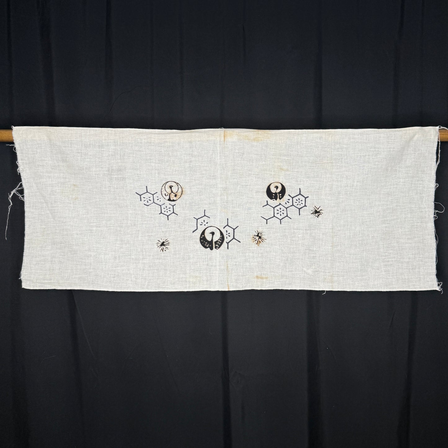 "Set of Five #3" Vintage Tenugui