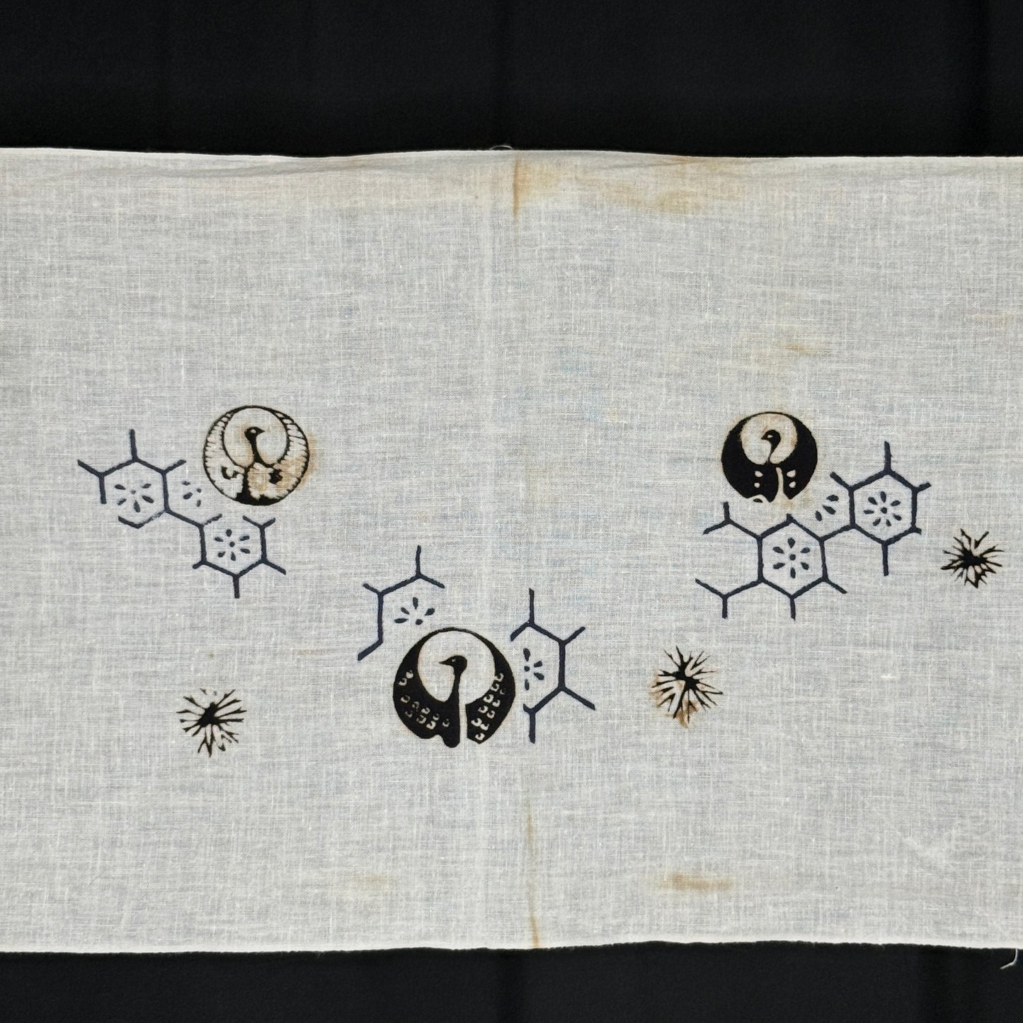 "Set of Five #3" Vintage Tenugui