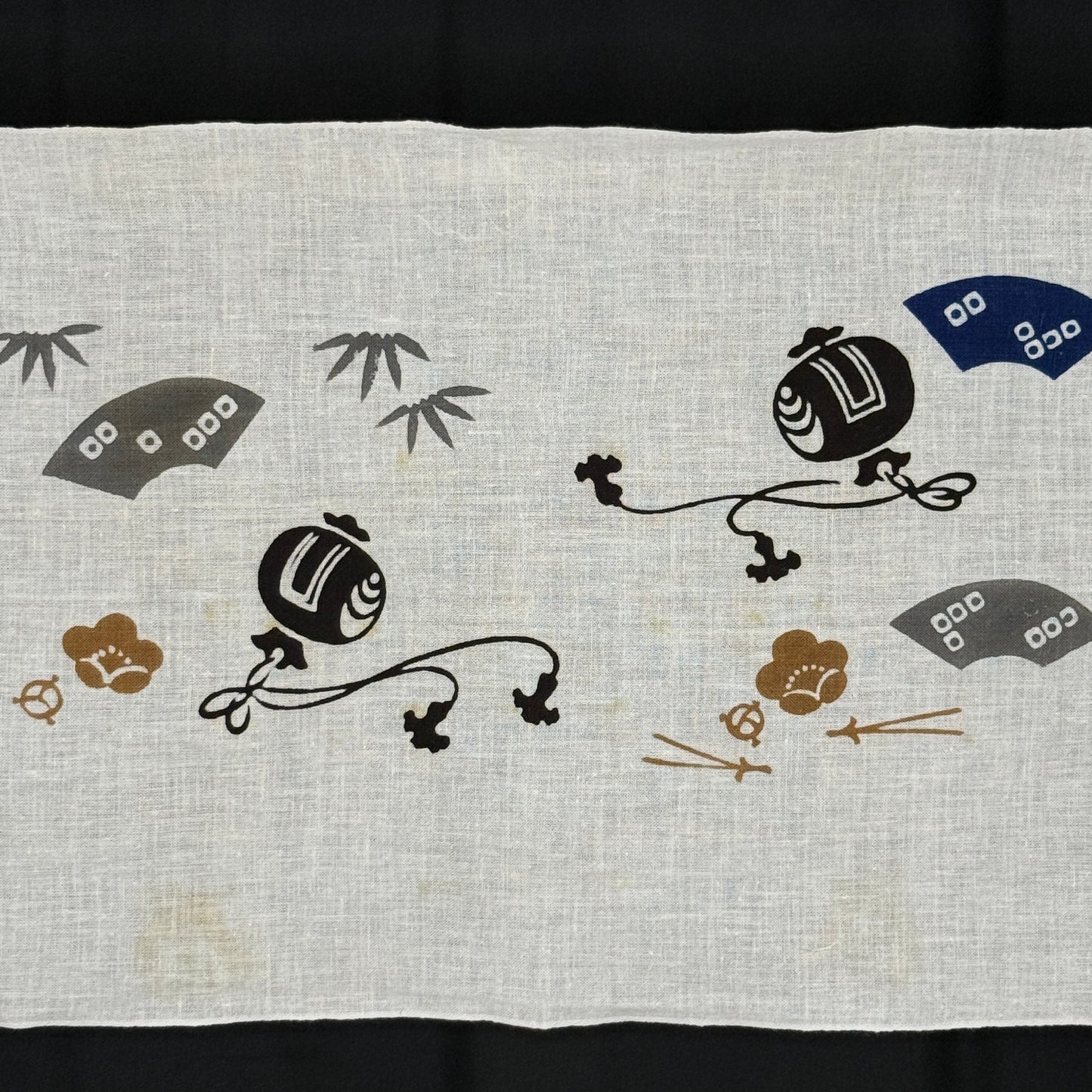 "Set of Five #4" Vintage Tenugui