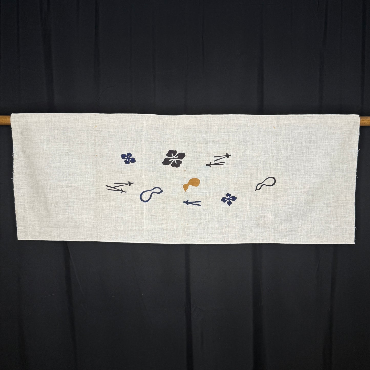 "Set of Five #5" Vintage Tenugui