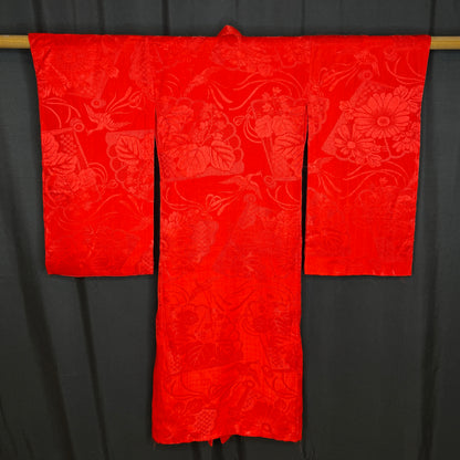 "Scarlet Phoenix" Vintage Girl's Underkimono