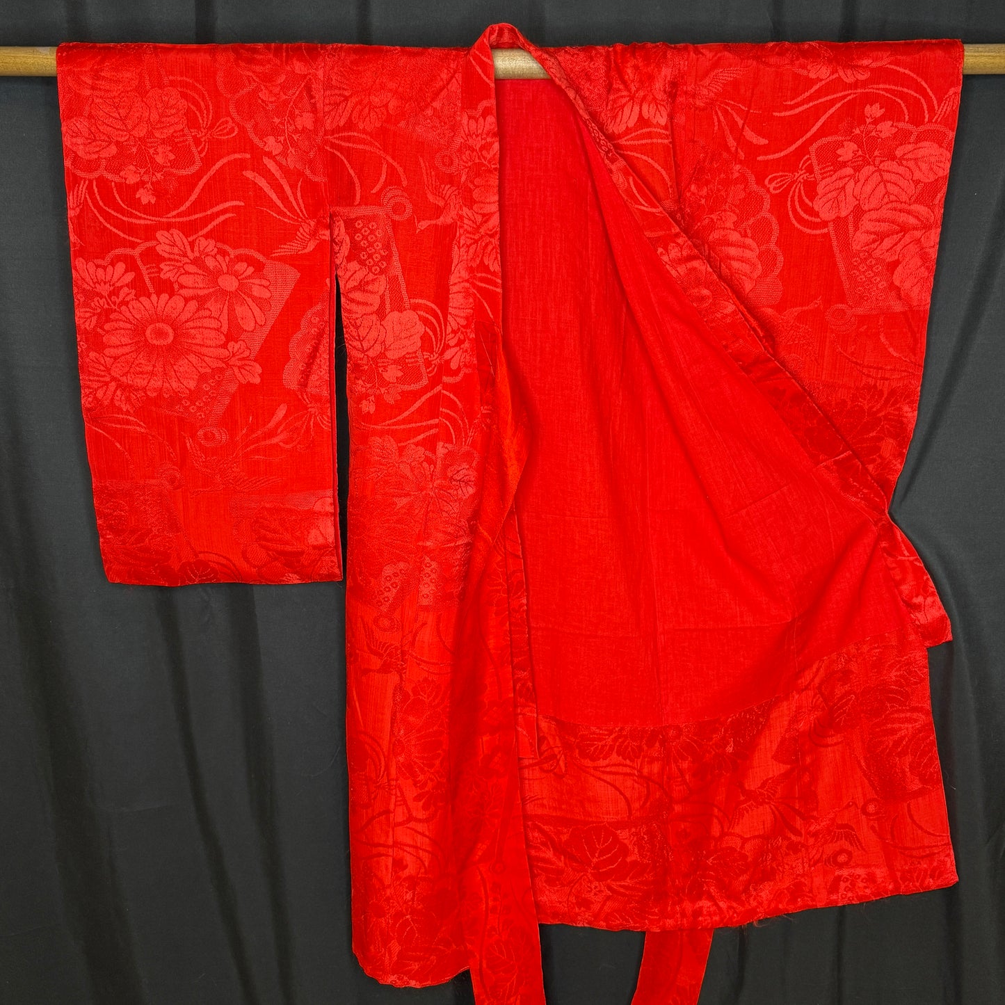 "Scarlet Phoenix" Vintage Girl's Underkimono