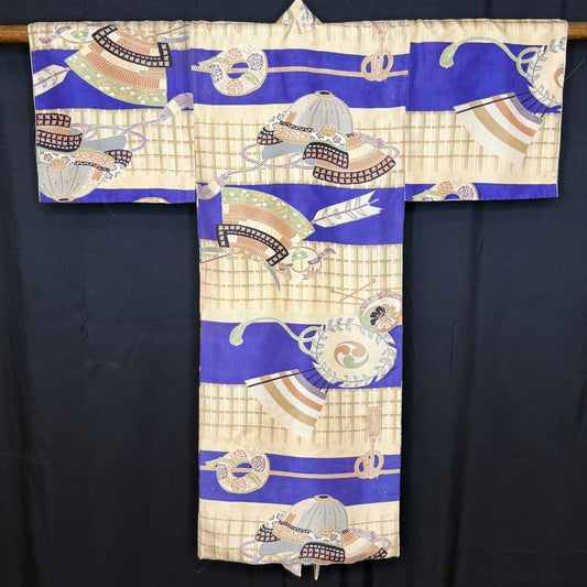 "Samurai Dreams" Vintage Boy's Kimono