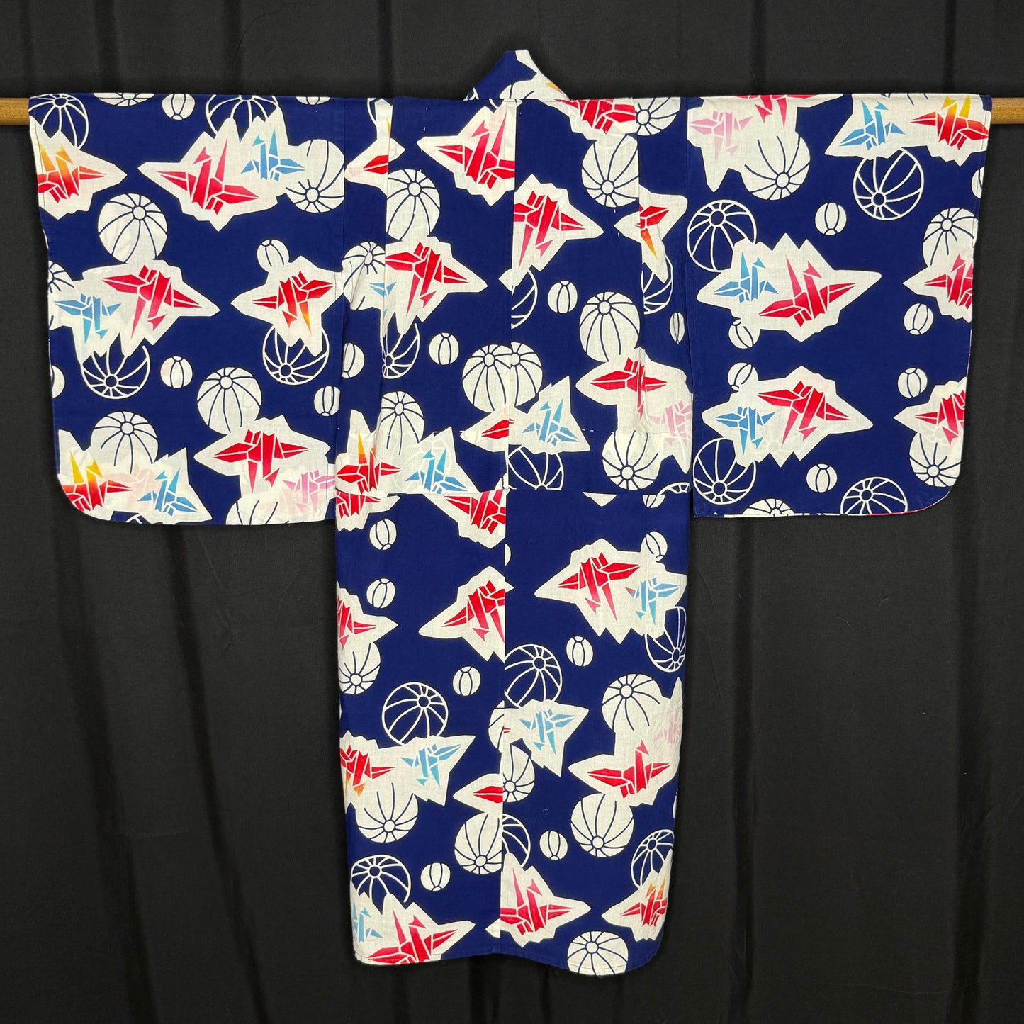 "Festival Flight" Vintage Girl's Yukata
