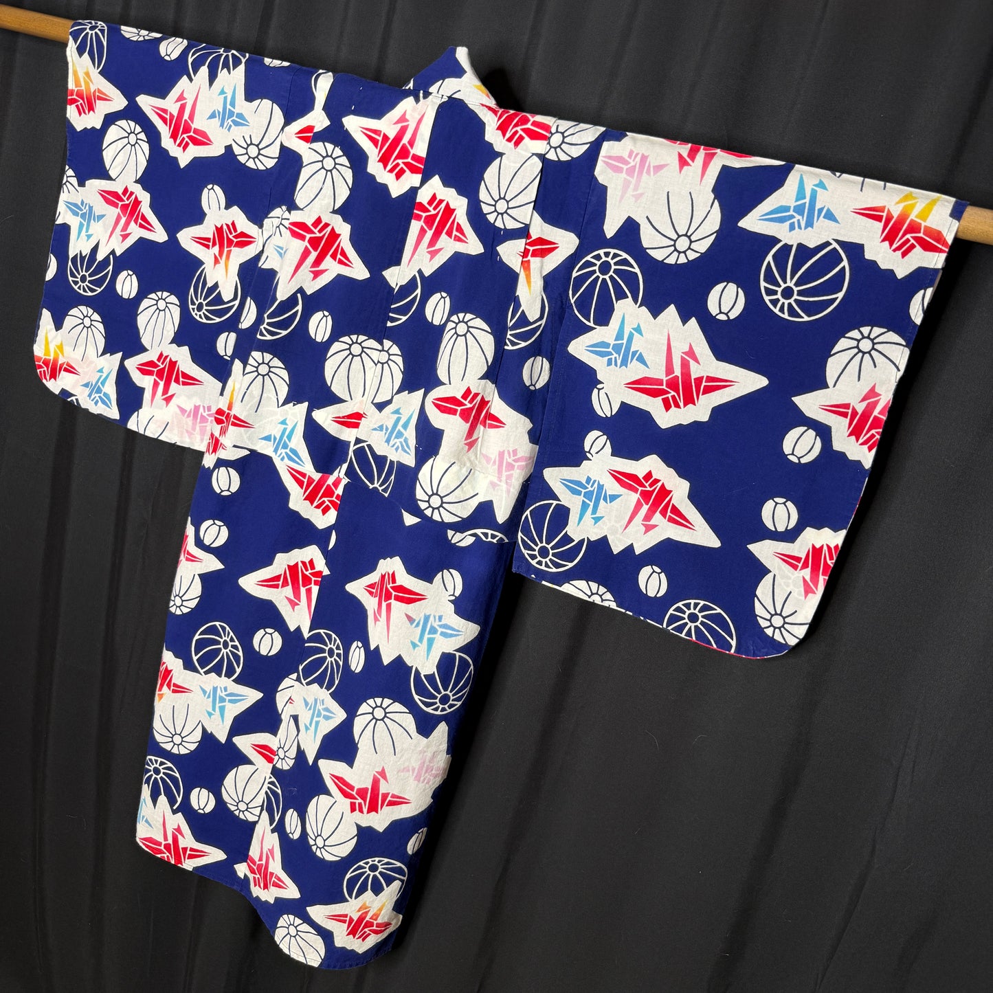 "Festival Flight" Vintage Girl's Yukata