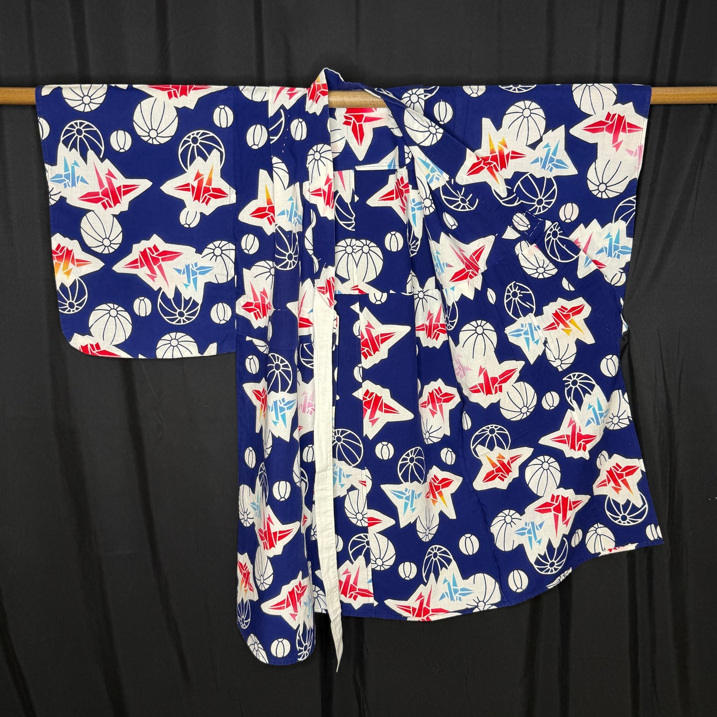 "Festival Flight" Vintage Girl's Yukata