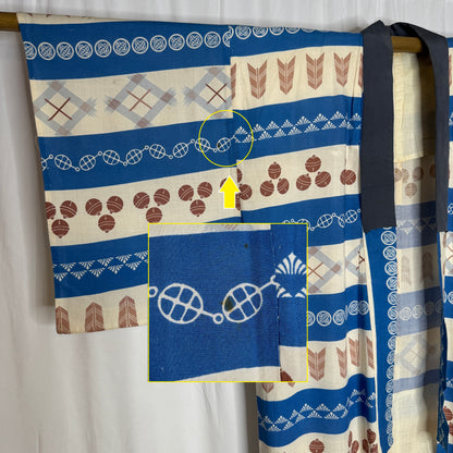 "Kyoto Beat" Man's Juban Underkimono