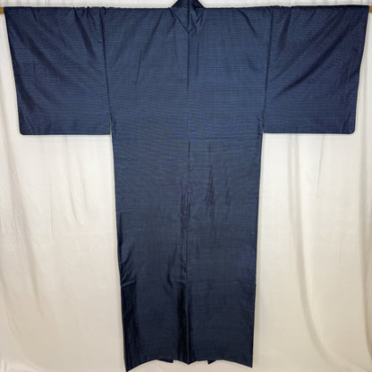 "Midnight Grid" Man's Casual Kimono