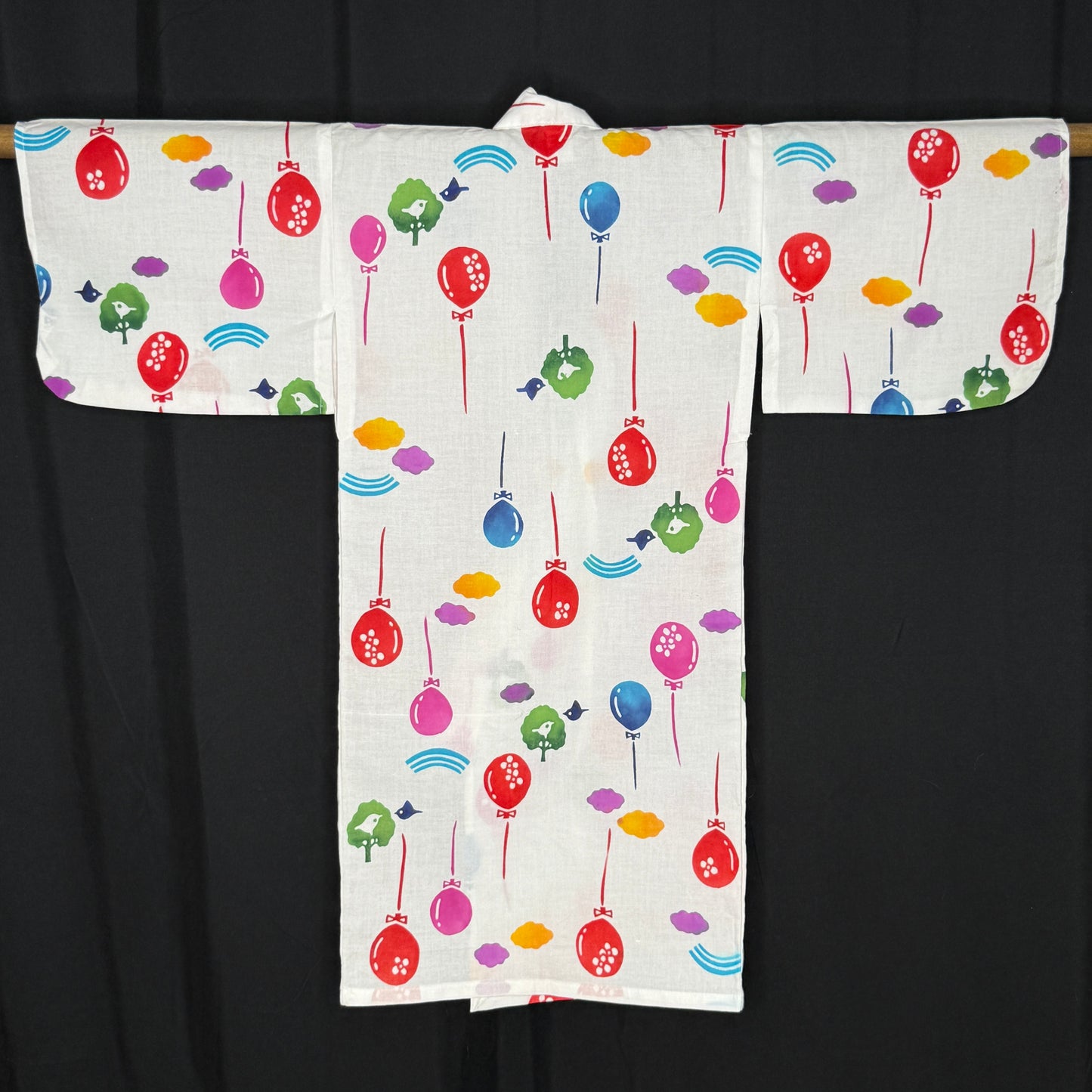 "Up, Up, & Away" Vintage Girl's Kimono