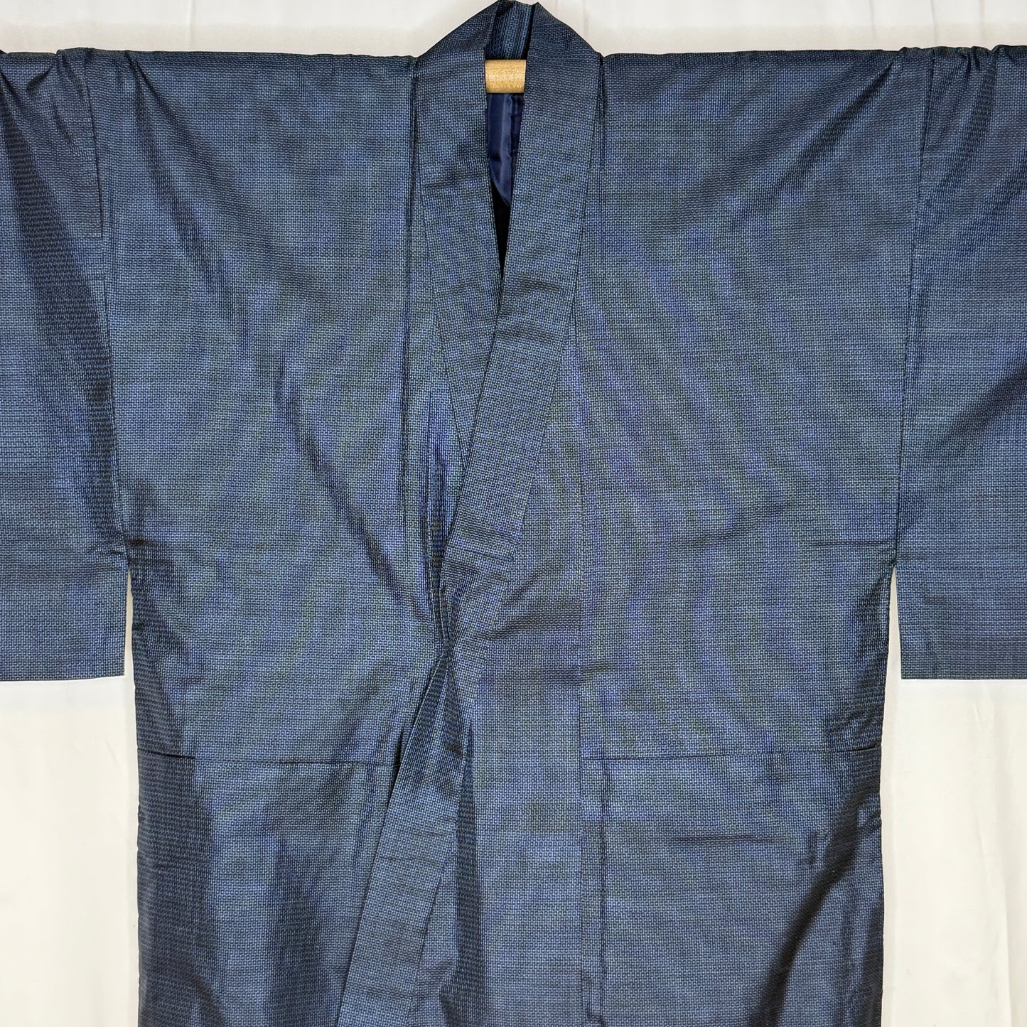 "Midnight Grid" Man's Casual Kimono