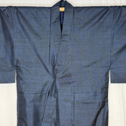 "Midnight Grid" Man's Casual Kimono