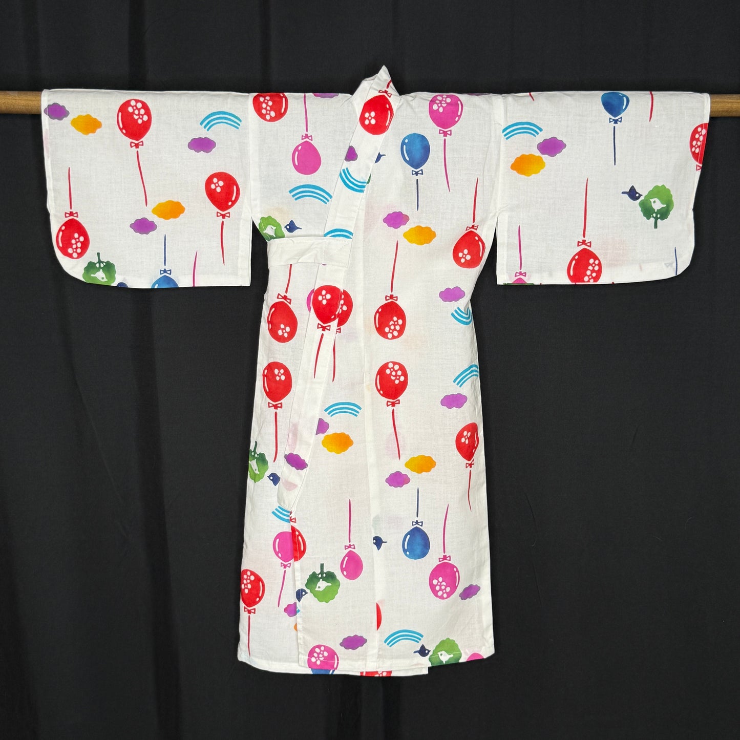 "Up, Up, & Away" Vintage Girl's Kimono