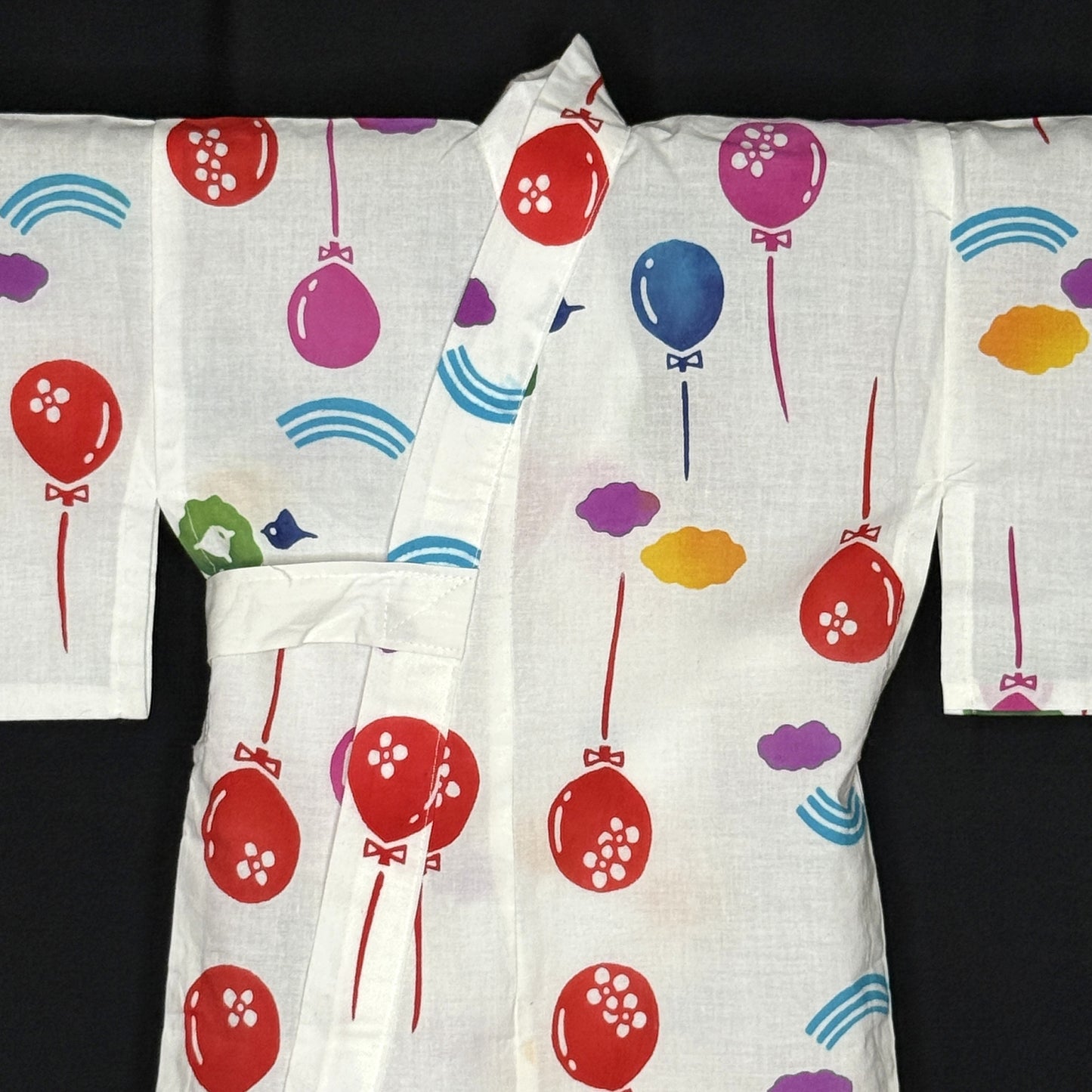 "Up, Up, & Away" Vintage Girl's Kimono