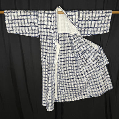 "Window Lattice" Vintage Boy's Yukata