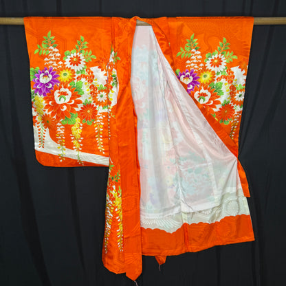 "Wisteria Cascade" Vintage Girl's Kimono
