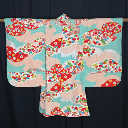 "Heavenly Wishes" Vintage Girl's Kimono