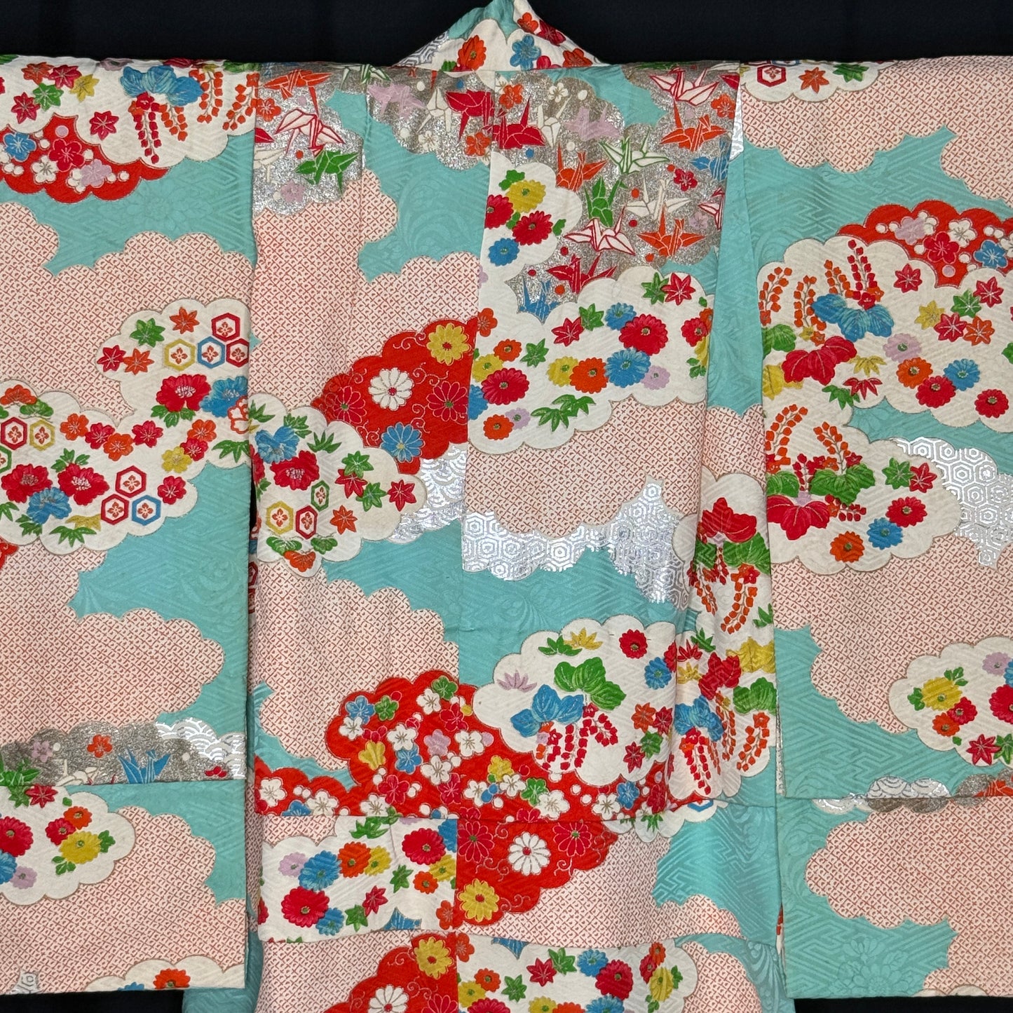 "Heavenly Wishes" Vintage Girl's Kimono