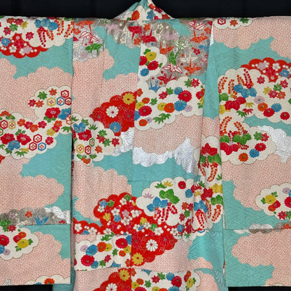 "Heavenly Wishes" Vintage Girl's Kimono