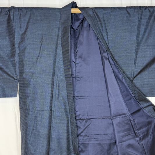 "Midnight Grid" Man's Casual Kimono