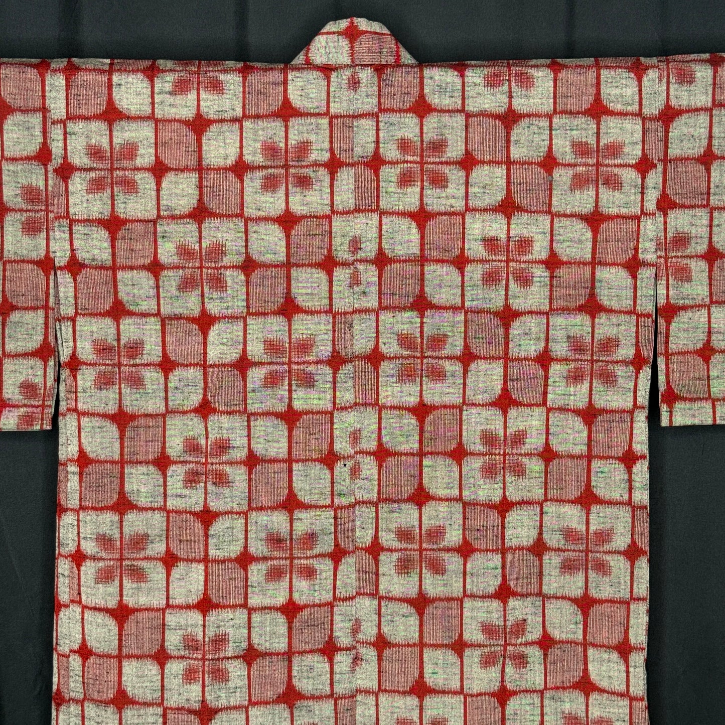 "Ikat Quilt" Vintage Child's Kimono